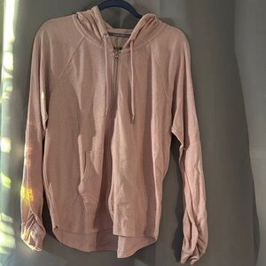 Calvin Klein Blush Hoodie with Zipper